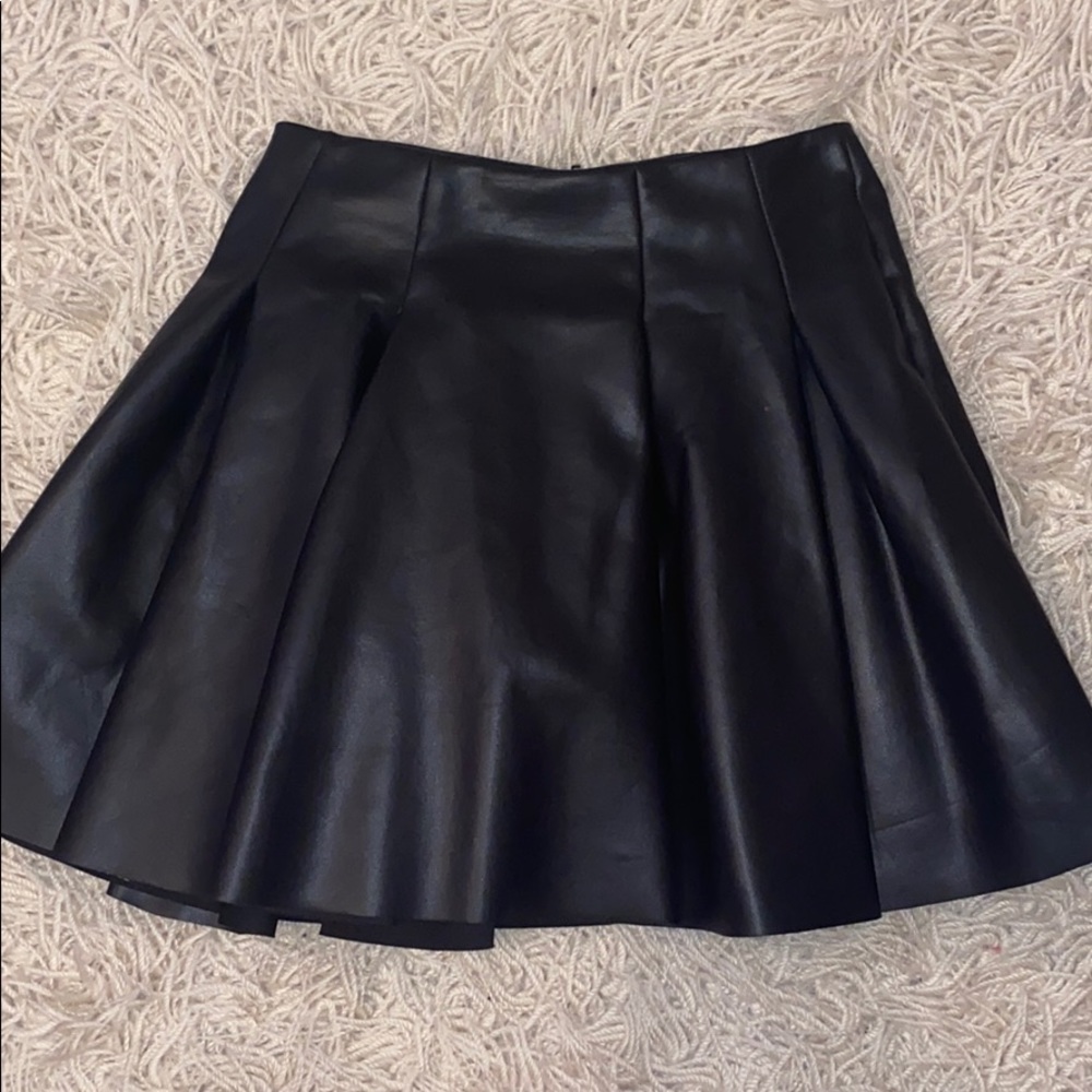 Leather skirt